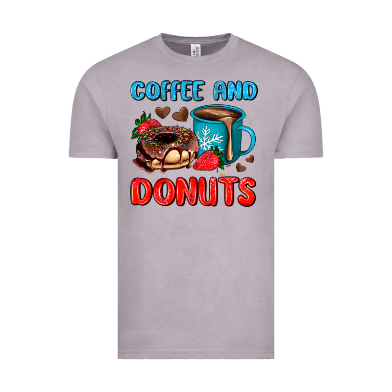 Coffee And Donuts Vintage Tee by AdoDesignShop | Teevron