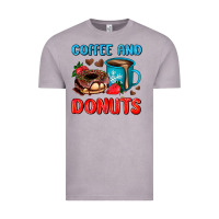 Vintage Zinc coffee and donuts Vintage Tee - AdoDesignShop