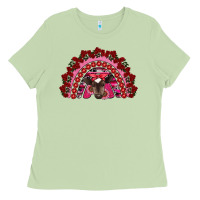 Matcha valentine's day baby cow rainbow Ladies Tee - RanaPortraitStore