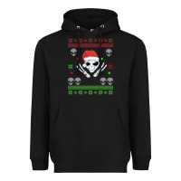 Black alien ugly christmas Heavyweight Hoodie - Bettercallsaul