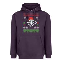Plum alien ugly christmas Heavyweight Hoodie - Bettercallsaul