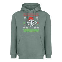 Sage alien ugly christmas Heavyweight Hoodie - Bettercallsaul