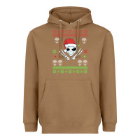Toasted Coconut alien ugly christmas Heavyweight Hoodie - Bettercallsaul