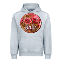 Heather Grey lover babe olivia Urban Hoodie - OliviaCreatesArt