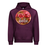 Mauve Wine lover babe olivia Urban Hoodie - OliviaCreatesArt