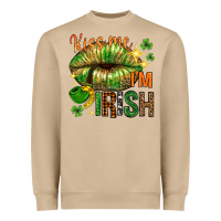 Kiss Me Im Irish With Lip Heavyweight Sweatshirt | Teevron