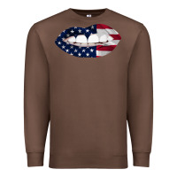 Chestnut Lips American Flag Premium Sweatshirt - Bettercallsaul
