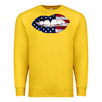 Lemon Lips American Flag Premium Sweatshirt - Bettercallsaul