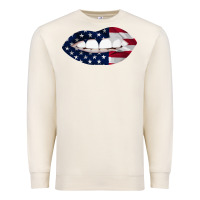 Sandshell Lips American Flag Premium Sweatshirt - Bettercallsaul