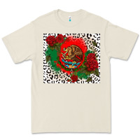 Bone mexican flag and roses Premium Tee - CTS Tumbler Store