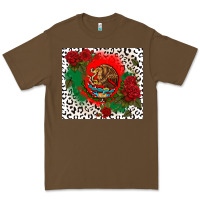Cacao mexican flag and roses Premium Tee - CTS Tumbler Store