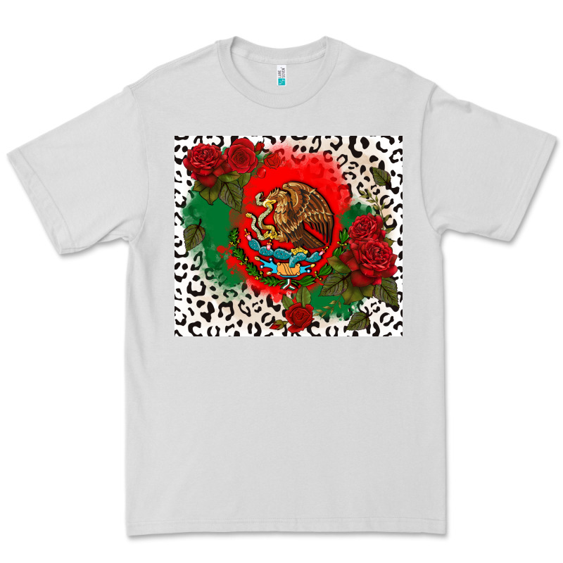 Mexican Flag And Roses Premium Tee by CTS Tumbler Store | Teevron