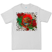 Dove Grey mexican flag and roses Premium Tee - CTS Tumbler Store