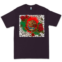 Plum mexican flag and roses Premium Tee - CTS Tumbler Store