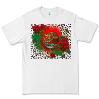 White mexican flag and roses Premium Tee - CTS Tumbler Store