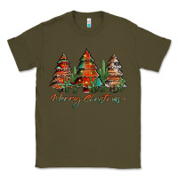 Army Green western christmas trees merry christmas Classic Tee - Jasminsmagicworld