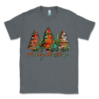 Charcoal Heather western christmas trees merry christmas Classic Tee - Jasminsmagicworld
