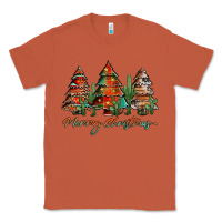 Western Christmas Trees Merry Christmas Classic Tee | Teevron