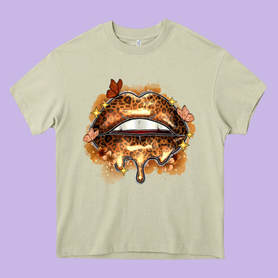 Melanin Lips Heavy Core Tee Designed By Zillion Design Studio