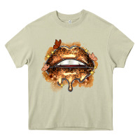 Mossy melanin lips Heavy Core Tee - Zillion Design Studio