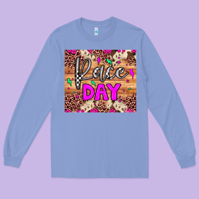 Race Day Long Sleeve Tee Designed By Jahusdesignshop