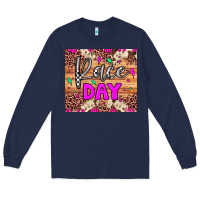 Navy race day Long Sleeve Tee - JahusDesignShop
