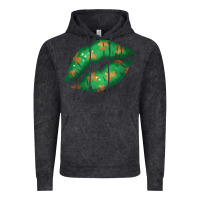 Vintage Black St. Patrick's Day Lip Vintage Hoodie - Jasminsmagicworld