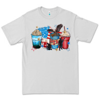 Dove Grey usa coffee cups Premium Tee - Zillion Design Studio