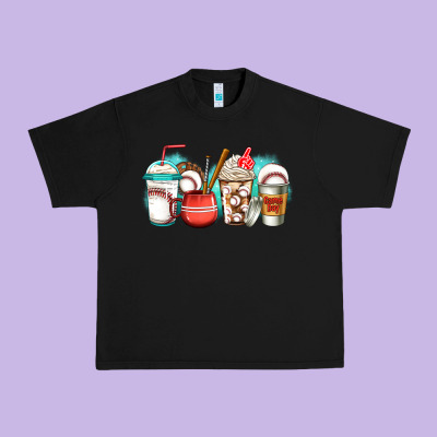 Baseball Coffee Cups Urban Heavy Tee Designed By Jasminsmagicworld