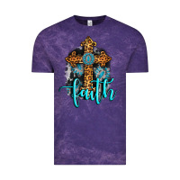 Cloud Purple faith western turquoise Vintage Tee - AdoDesignShop