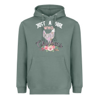 Sage Just a girl who loves chickens Heavyweight Hoodie - Bettercallsaul