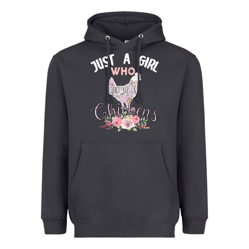 Just A Girl Who Loves Chickens Heavyweight Hoodie by Bettercallsaul | Teevron