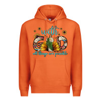Carrot with god all things are possible matthew 19 26 Premium Hoodie - JahusDesignShop