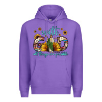 Purple with god all things are possible matthew 19 26 Premium Hoodie - JahusDesignShop