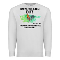 Dove Grey rooster Premium Sweatshirt - Bettercallsaul