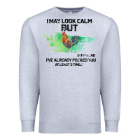 Heather Grey rooster Premium Sweatshirt - Bettercallsaul