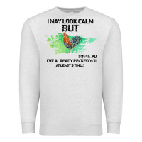 Oatmeal Heather rooster Premium Sweatshirt - Bettercallsaul