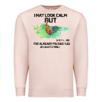 Pale Pink rooster Premium Sweatshirt - Bettercallsaul
