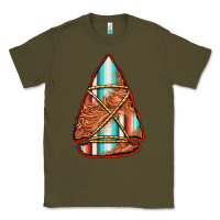 Army Green turquoise serape tooled leather arrowhead Classic Tee - Jasminsmagicworld