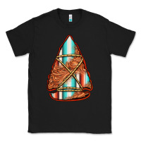 Black turquoise serape tooled leather arrowhead Classic Tee - Jasminsmagicworld