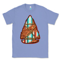 Colony Blue turquoise serape tooled leather arrowhead Classic Tee - Jasminsmagicworld