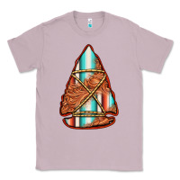 Lilac turquoise serape tooled leather arrowhead Classic Tee - Jasminsmagicworld