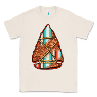 Natural turquoise serape tooled leather arrowhead Classic Tee - Jasminsmagicworld