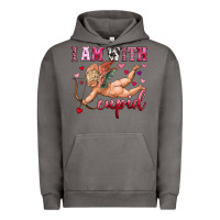 Pigment Tornado i am with cupid Urban Hoodie - OliviaCreatesArt