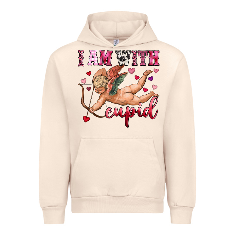 I Am With Cupid Urban Hoodie by OliviaCreatesArt | Teevron