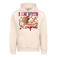 Sandshell i am with cupid Urban Hoodie - OliviaCreatesArt