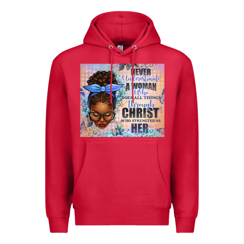 Never Underestimate A Woman Who Does Premium Hoodie by texasbilliewilder | Teevron