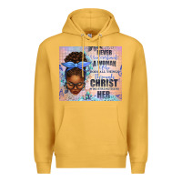 Mustard Never Underestimate a Woman Who Does Premium Hoodie - texasbilliewilder