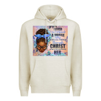 Oatmeal Heather Never Underestimate a Woman Who Does Premium Hoodie - texasbilliewilder