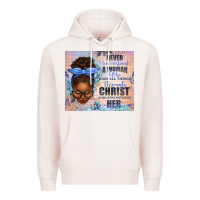 Pale Pink Never Underestimate a Woman Who Does Premium Hoodie - texasbilliewilder